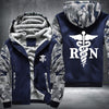 RN - Nurse Fleece Hoodies Jacket