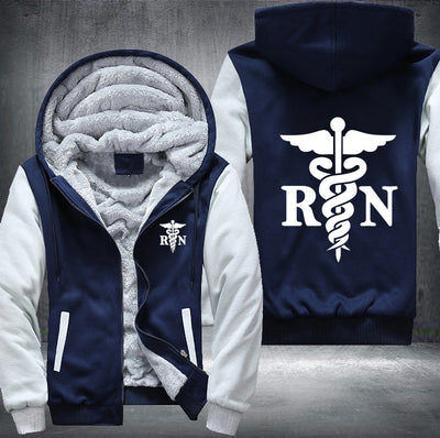 RN - Nurse Fleece Hoodies Jacket