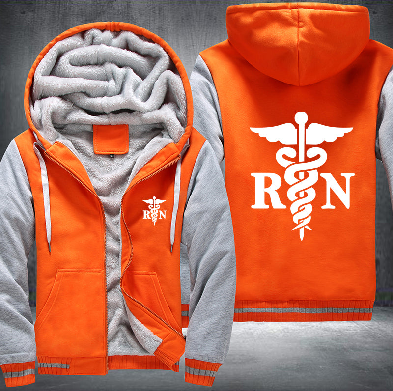 RN - Nurse Fleece Hoodies Jacket