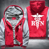 RN - Nurse Fleece Hoodies Jacket