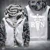 RN - Nurse Fleece Hoodies Jacket