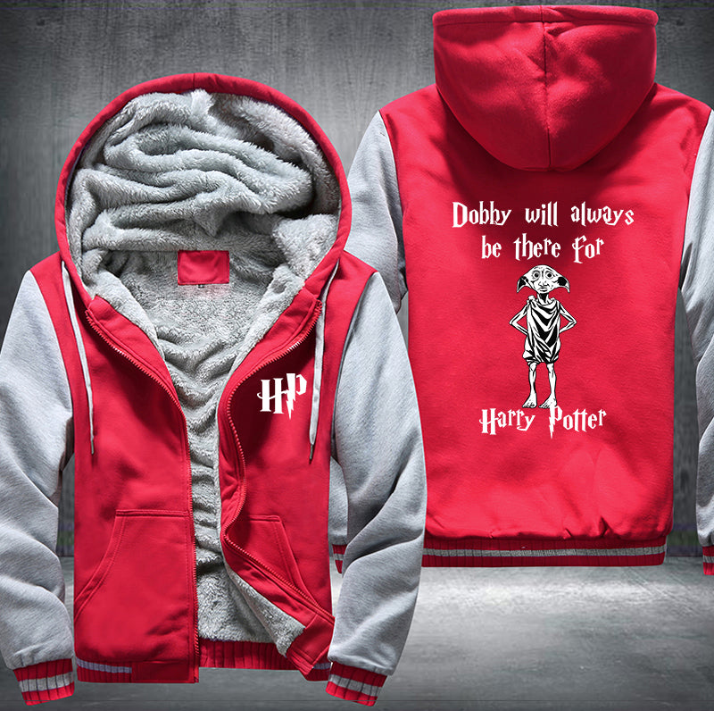 Dobby will always be there for Harry Potter Fleece Hoodies Jacket