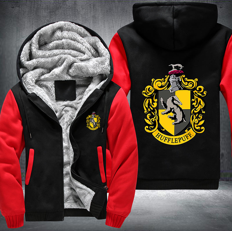 HARRY POTTER Hufflepuff Fleece Hoodies Jacket