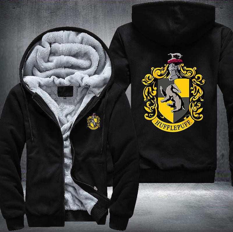 HARRY POTTER Hufflepuff Fleece Hoodies Jacket