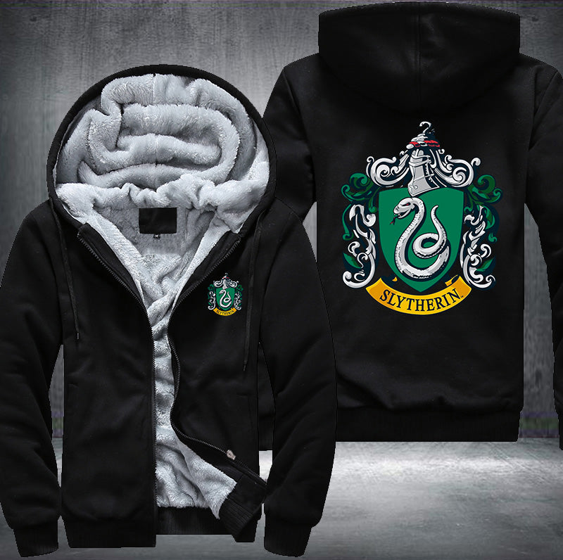 HARRY POTTER Slytherin Fleece Hoodies Jacket