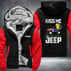 Kiss me I'm freedom JEEP Fleece Hoodies Jacket
