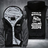 Real woman drive their own Jeeps Fleece Hoodies Jacket