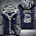 Real woman drive their own JEEPS Fleece Hoodies Jacket
