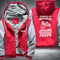 Real woman drive their own JEEPS Fleece Hoodies Jacket