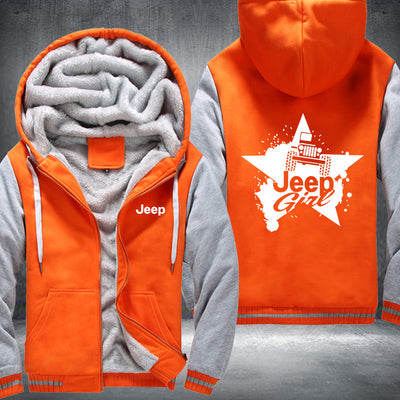 Jeep Girl Fleece Hoodies Jacket
