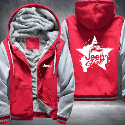 Jeep Girl Fleece Hoodies Jacket