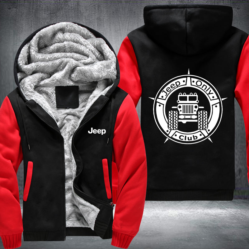 Jeep only club Fleece Hoodies Jacket