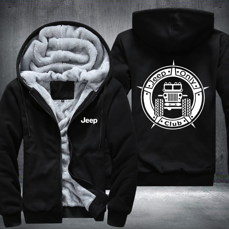 Jeep only club Fleece Hoodies Jacket