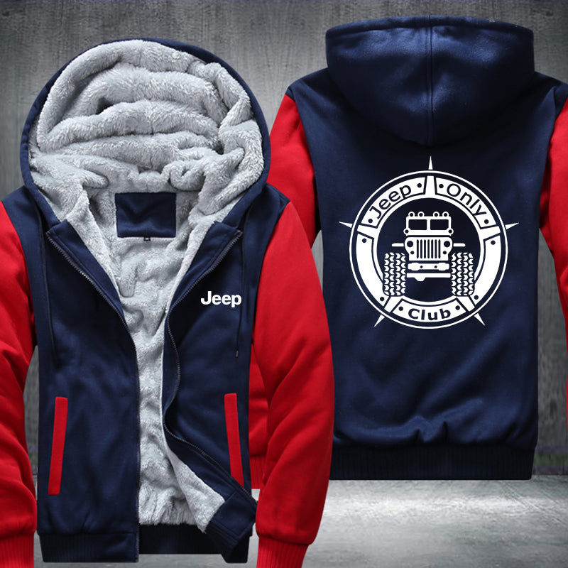 Jeep only club Fleece Hoodies Jacket