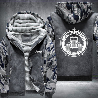 Jeep only club Fleece Hoodies Jacket