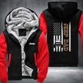 Jeep dad Fleece Hoodies Jacket