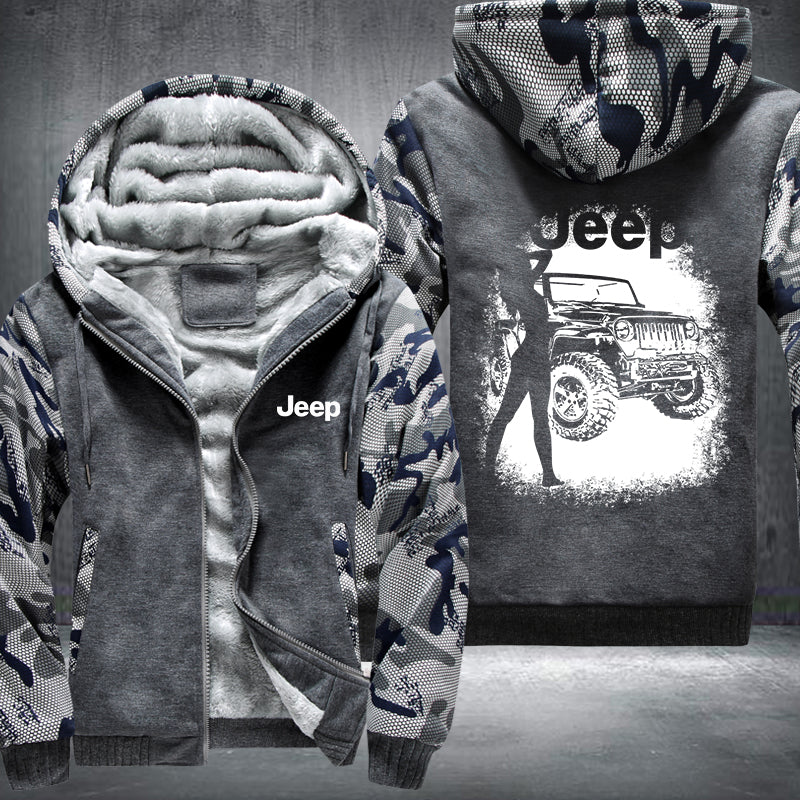 Sexy Lady JEEP Fleece Hoodies Jacket