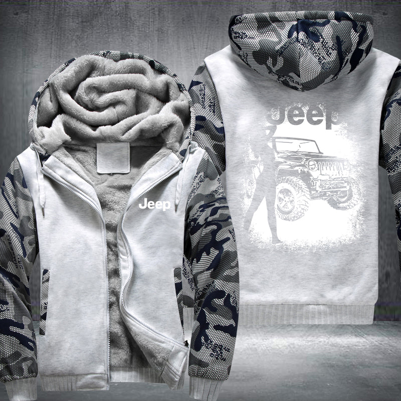 Sexy Lady JEEP Fleece Hoodies Jacket