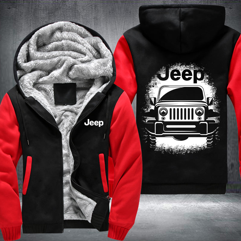 Cool JEEP Fleece Hoodies Jacket