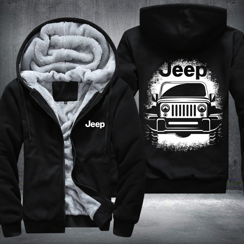 Cool JEEP Fleece Hoodies Jacket