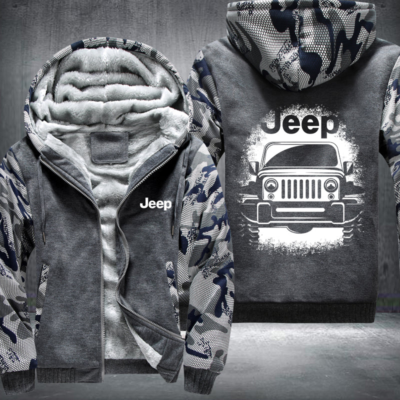 Cool JEEP Fleece Hoodies Jacket