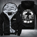 Front Sexy JEEP Fleece Hoodies Jacket