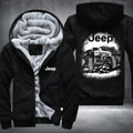 Front Wheel JEEP Fleece Hoodies Jacket