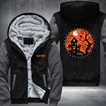 Halloween scary house Fleece Hoodies Jacket