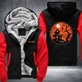 Halloween scary house Fleece Hoodies Jacket