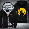 Halloween Scary Castle Fleece Hoodies Jacket
