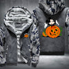Halloween Mickey Pumpkin Fleece Hoodies Jacket