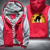 Halloween Black Cat Fleece Hoodies Jacket