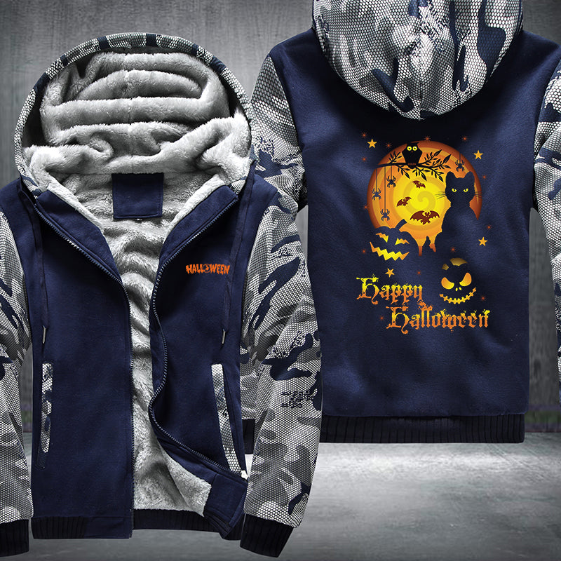 Happy Halloween Fleece Hoodies Jacket