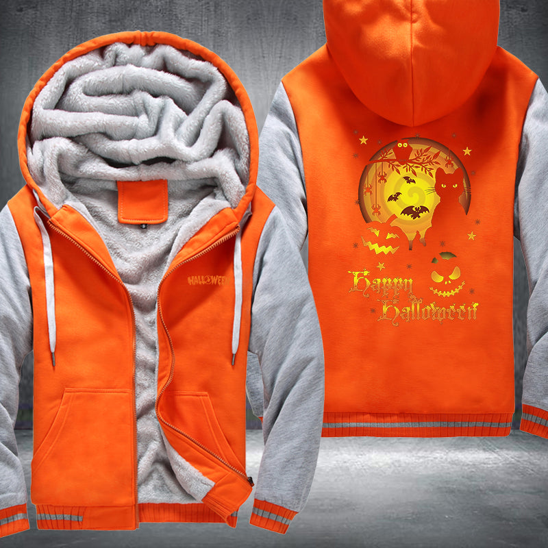 Happy Halloween Fleece Hoodies Jacket