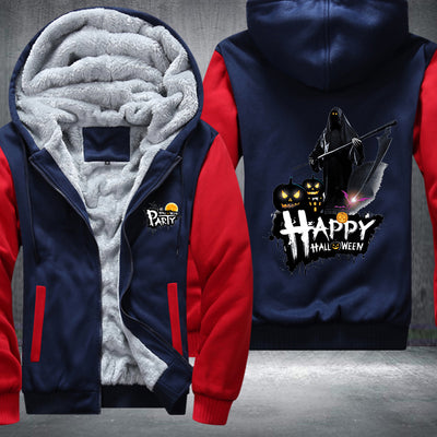 Happy Halloween Party Fleece Hoodies Jacket