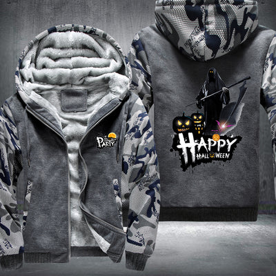 Happy Halloween Party Fleece Hoodies Jacket