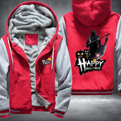 Happy Halloween Party Fleece Hoodies Jacket