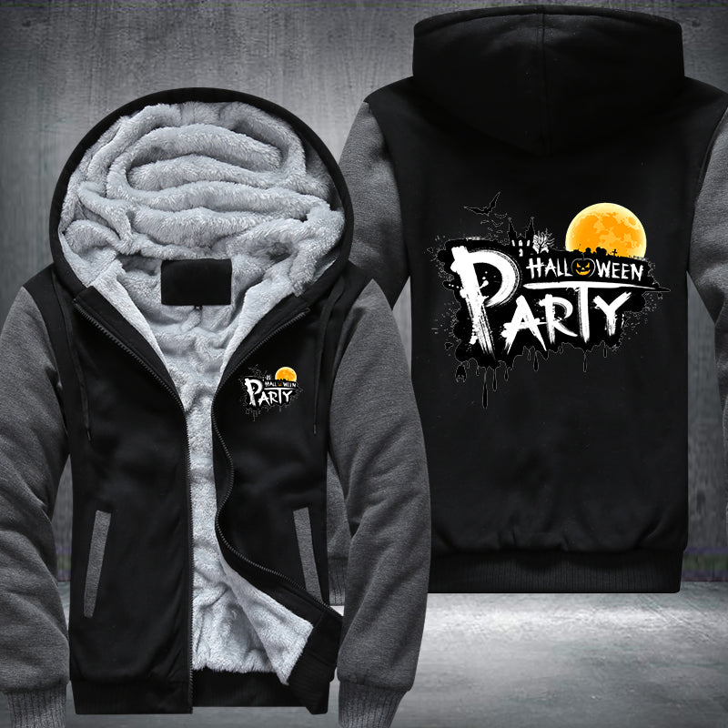 Halloween Party Fleece Hoodies Jacket