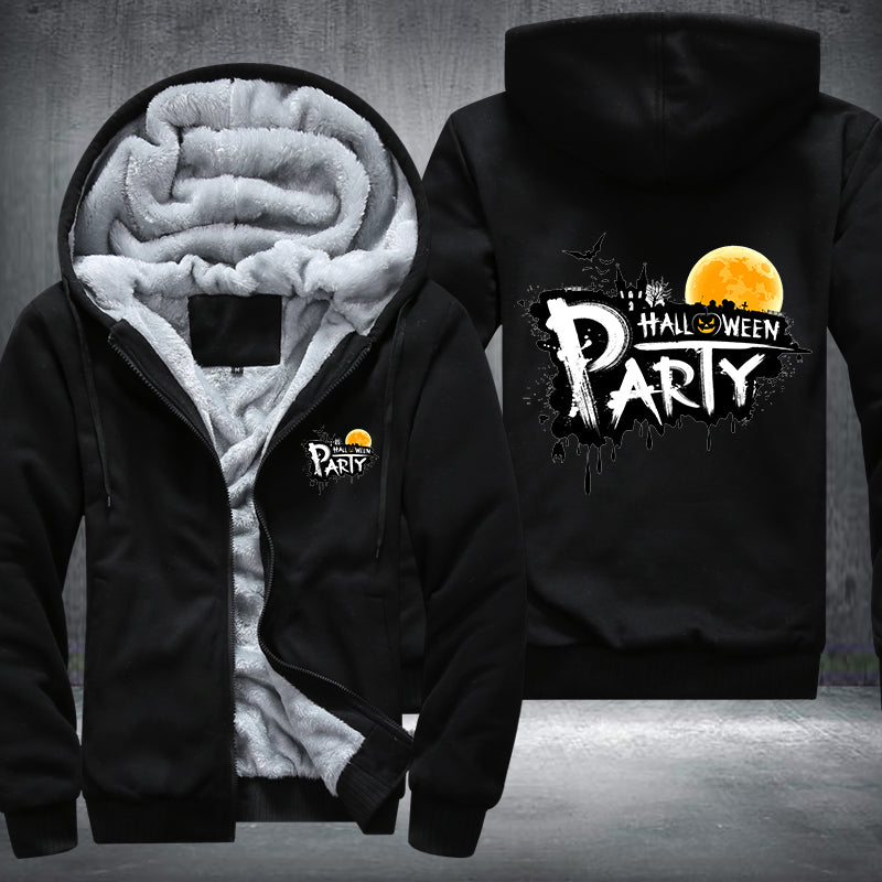 Halloween Party Fleece Hoodies Jacket