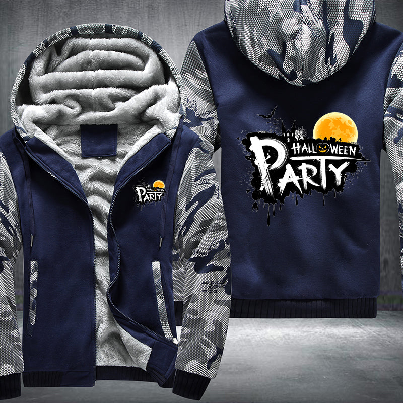 Halloween Party Fleece Hoodies Jacket