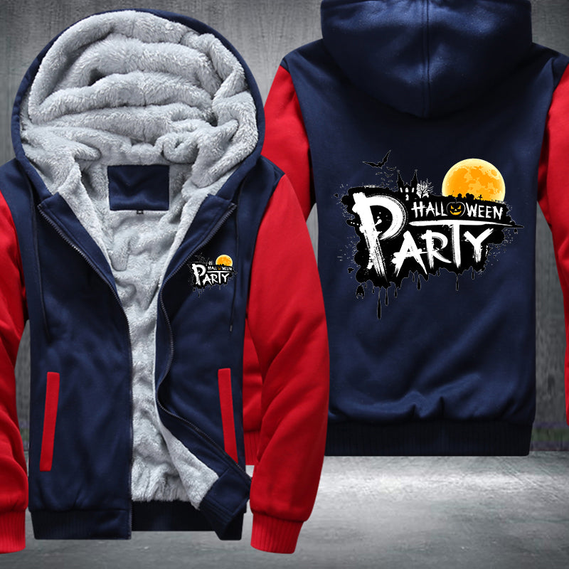 Halloween Party Fleece Hoodies Jacket