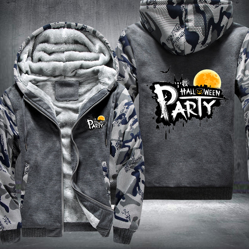 Halloween Party Fleece Hoodies Jacket