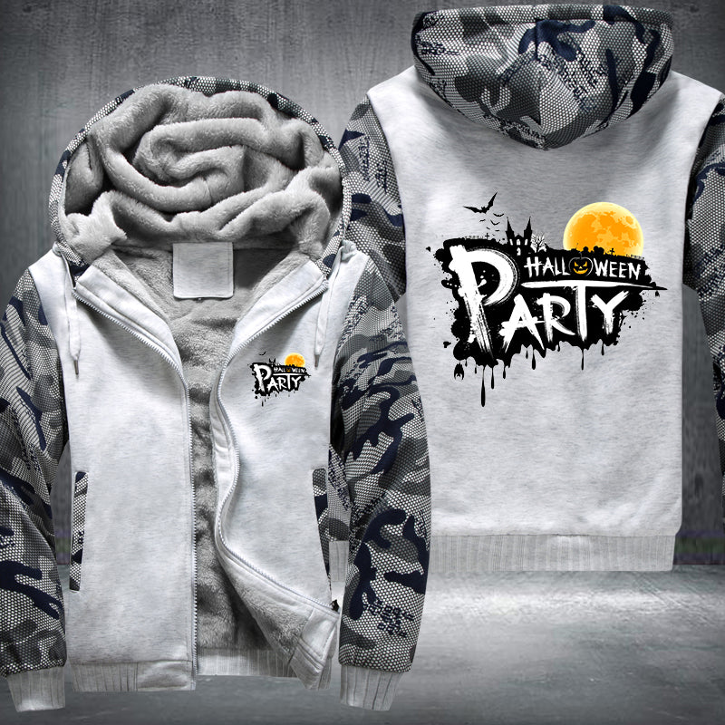 Halloween Party Fleece Hoodies Jacket