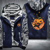 Halloween Black Cat and Pumpkin Fleece Hoodies Jacket