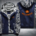 Pumpkin Halloween Fleece Hoodies Jacket