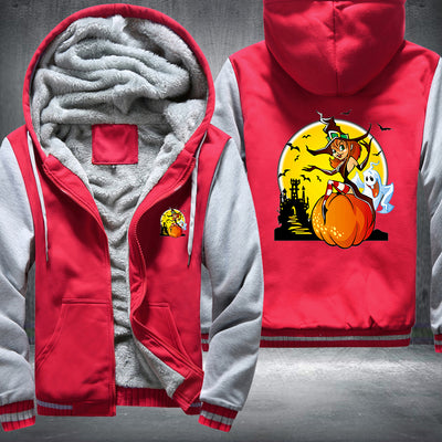 Halloween Night Fleece Hoodies Jacket
