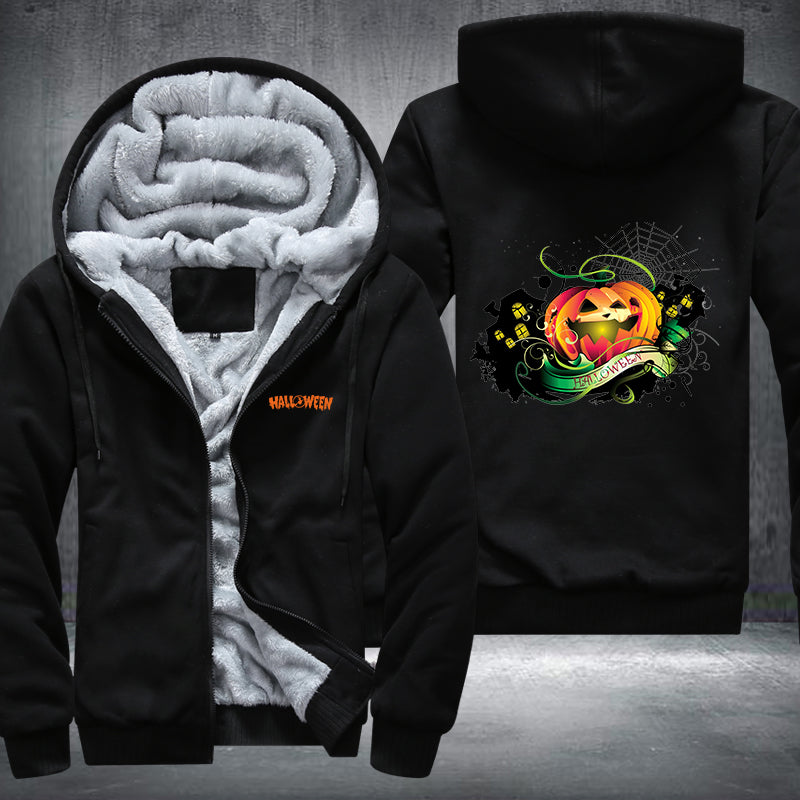 Happy Horror Halloween Fleece Hoodies Jacket
