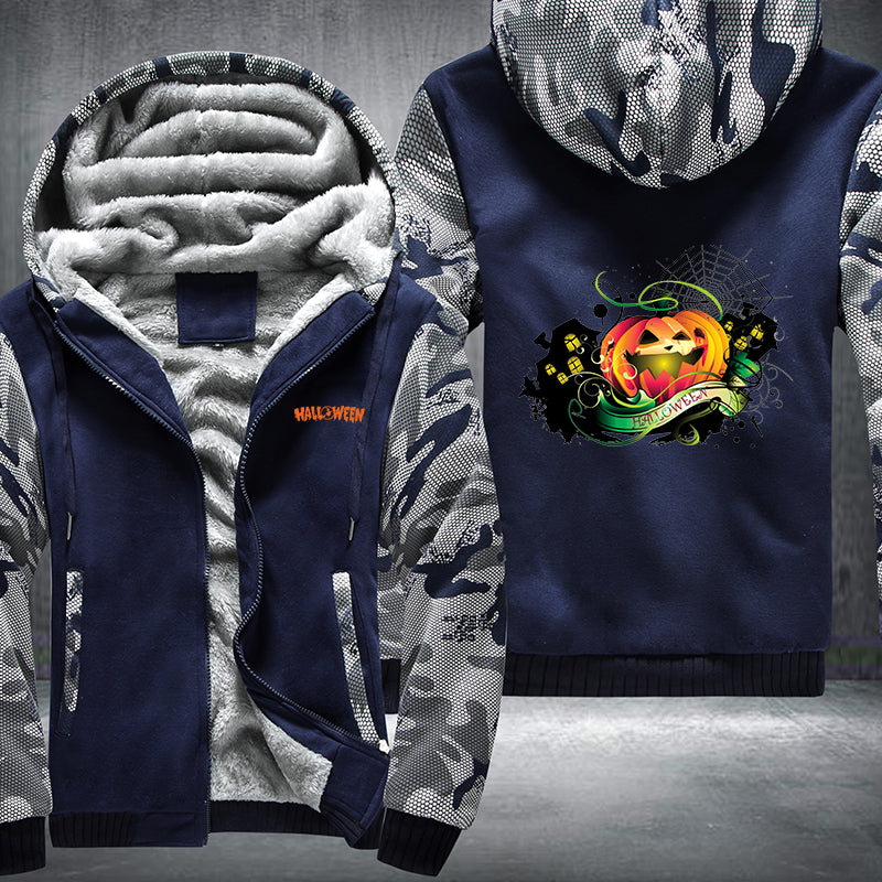 Happy Horror Halloween Fleece Hoodies Jacket