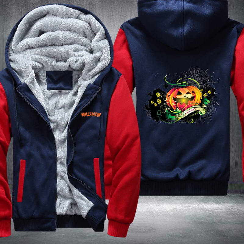Happy Horror Halloween Fleece Hoodies Jacket