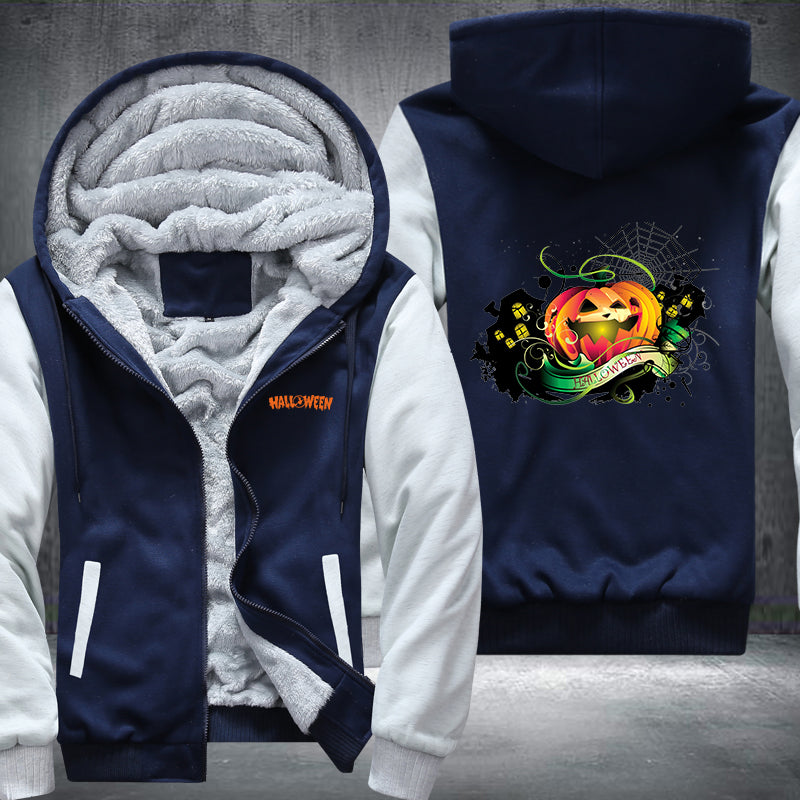 Happy Horror Halloween Fleece Hoodies Jacket